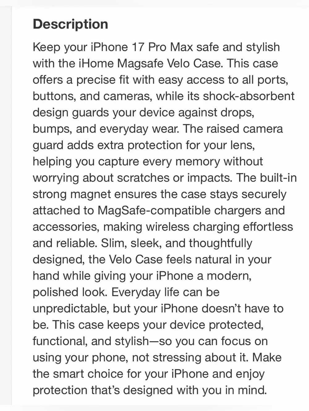 iHome Pink MagSafe-Compatible Case for iPhone 17 Air - Velo Case